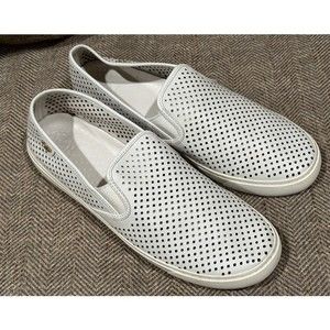 Tory Burch Lennon Laser Cut Sneakers - All White